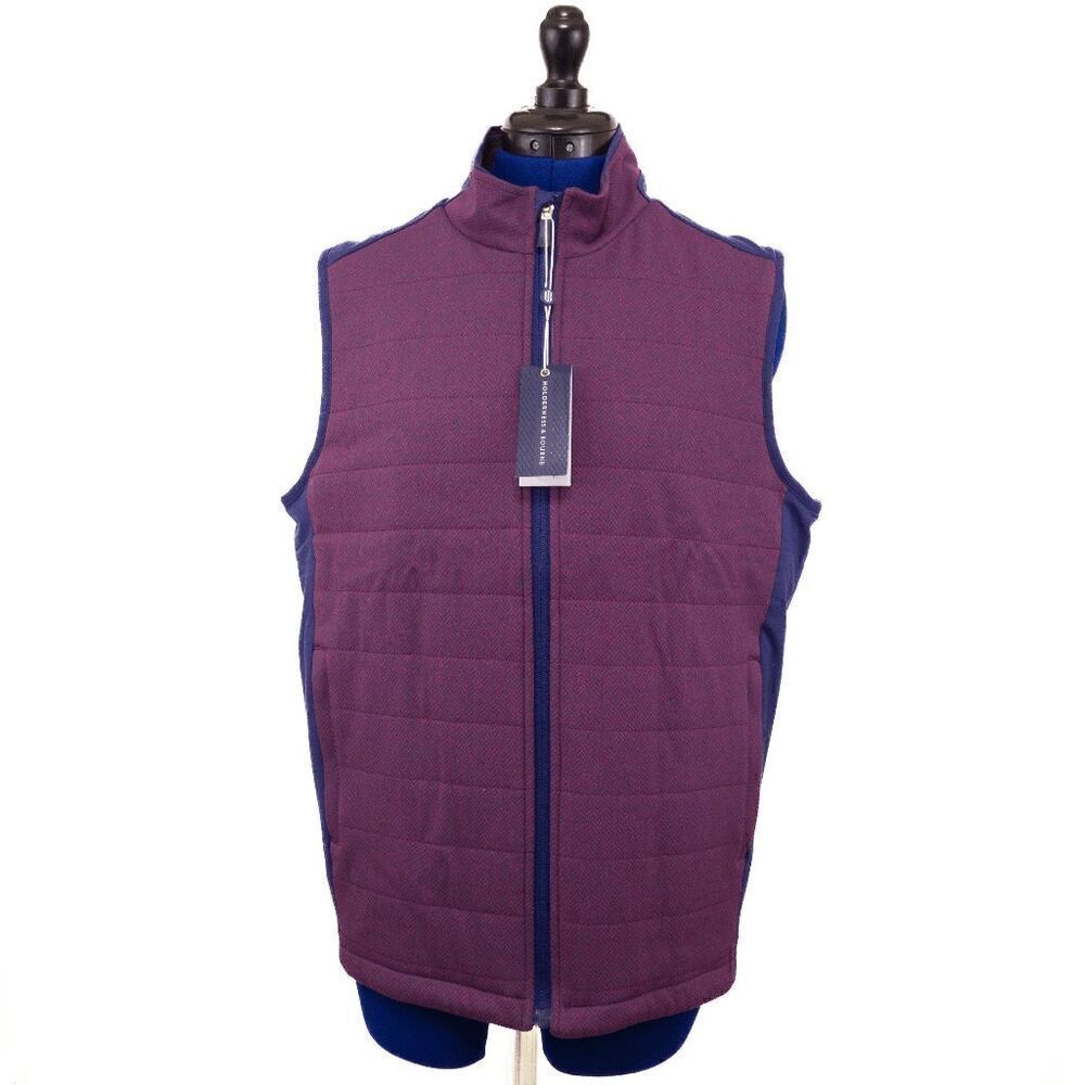 Holderness & Bourne Perry Vest Medium NWT Claret/Maroon
